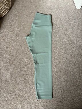 Lululemon Align Crop Leggings Sage Green Size 8 High Rise Yoga Pants